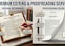 provide professional book editing, copy editing and proofreading